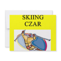 SKIING czar invitations by jimbuf SKIING czar invitations