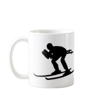 Skiing Downhill mugs