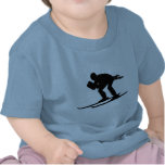 Skiing Downhill t-shirts