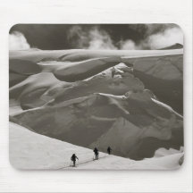 Skiing in the Alaska Range, Denali Mousepad