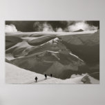 Skiing in the Alaska Range, Denali Posters