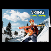 Skiing Insomniac cards