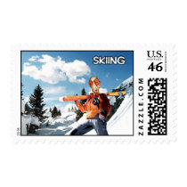Skiing Insomniac postage