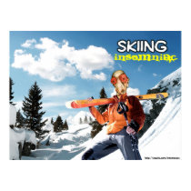 Skiing Insomniac posters