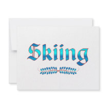 SKIING invitations by HobbiesLeisure SKIING invitations
