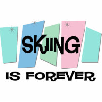 Skiing Is Forever photo sculptures by sciencewillprevail Skiing Is Forever photo sculptures