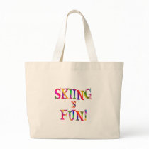Skiing is Fun bags by HobbiesLeisure Skiing is Fun bags