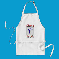 Skiing Is Life aprons