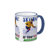 Skiing is the Best Medicine Coffee Mug