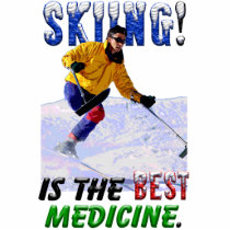 Skiing is the Best Medicine photo sculptures by MarkoMarko Skiing is the Best Medicine photo sculptures