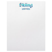 SKIING letterhead by HobbiesLeisure SKIING letterhead