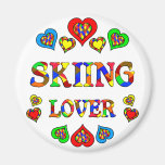 Skiing Lover Fridge Magnets