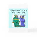 skiing lovers cards by jimbuf skiing lovers cards