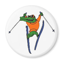 skiing magnet by Tamathaa skiing magnet
