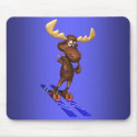 Skiing Moosepad mousepads