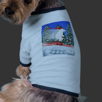 Skiing Polar Bear pet clothing