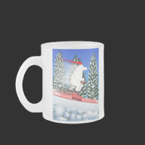 Skiing Polar Bear mugs