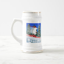 Skiing Polar Bear mugs