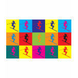 Skiing Pop Art t-shirts