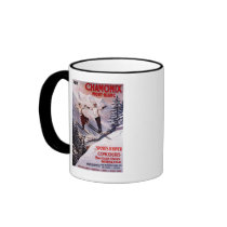 Skiing Promotional Poster Mug