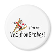 Skiing Santa magnets by TeeZazzle Skiing Santa magnets