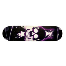 skill purple design skate decks