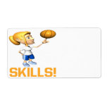 Skills Custom Shipping Label