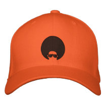 Skills Like This Afro Lid embroidered hats by skillslikethis Skills Like This Afro Lid embroidered hats