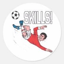 Skills Round Sticker