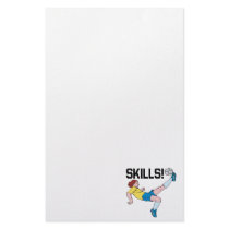 Skills Personalized Stationery