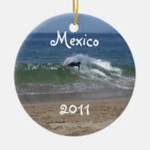 Skimmer Splash; Mexico Souvenir Ornaments