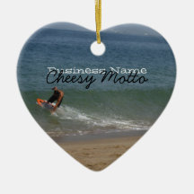 Skimming the Surf Christmas Ornaments