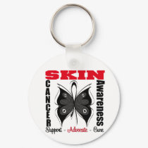 Skin Cancer Awareness Butterfly keychains