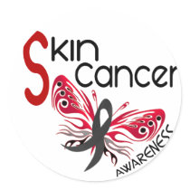 Skin Cancer BUTTERFLY 3.1 stickers