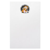 Skin Cancer Cat stationery by fightcancertees Skin Cancer Cat stationery