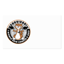 Skin Cancer Cat Survivor business cards