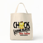 Skin Cancer Chick Gone Black 2 Canvas Bag