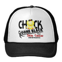 Skin Cancer Chick Gone Black 2 Trucker Hat
