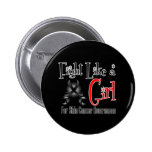 Skin Cancer Cool Retro Fight Like a Girl buttons