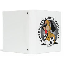 Skin Cancer Dog binders by fightcancertees Skin Cancer Dog binders