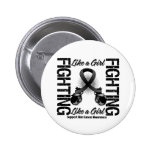 Skin Cancer FIGHTING Like a Girl buttons