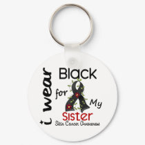 Skin Cancer I Wear Black For My Sister 43 keychains