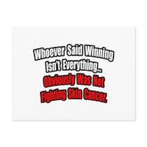 Skin Cancer Quote postcards