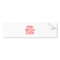 Skin Cancer Sucks bumper stickers by Skin_Cancer_Shirts Skin Cancer Sucks bumper stickers