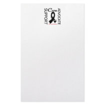 Skin Cancer Support Advocate Cure stationery by giftsforawareness Skin Cancer Support Advocate Cure stationery