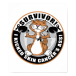 Skin Cancer Survivor Boxing Cat Print