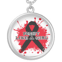 Skin Cancer v2 Splatter - Fight Like a Girl Custom Jewelry