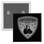 Skin Cancer Wear Fight Like A Girl Patch buttons