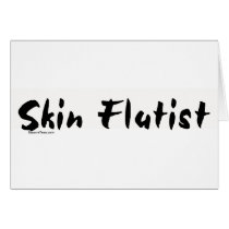 Skin Flutist cards by bizarretees Skin Flutist cards