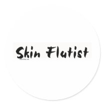 Skin Flutist stickers by bizarretees Skin Flutist stickers